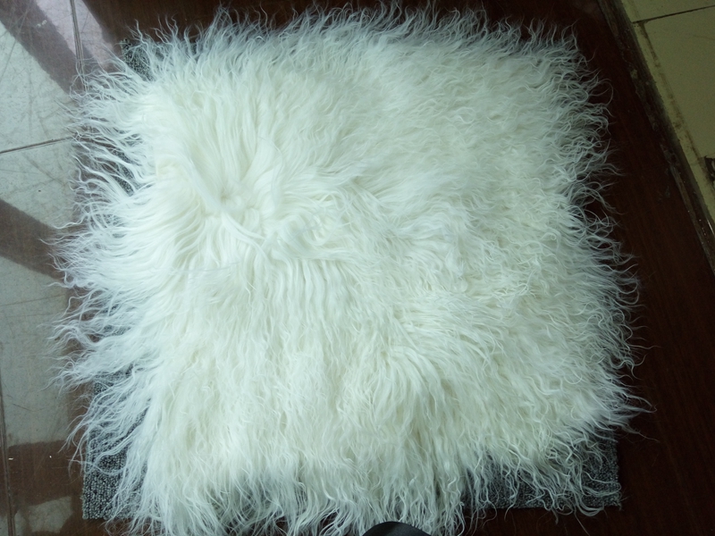 decorative sheepskin pillow